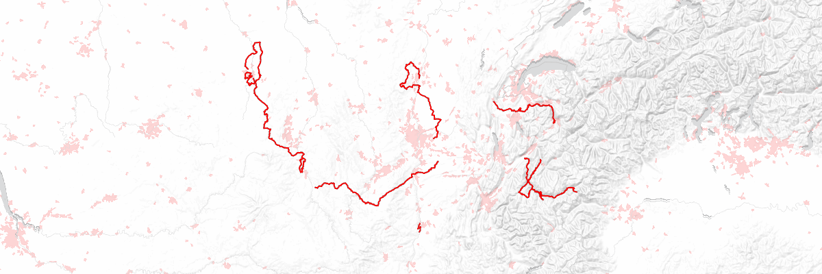 Critérium du Dauphiné overview map