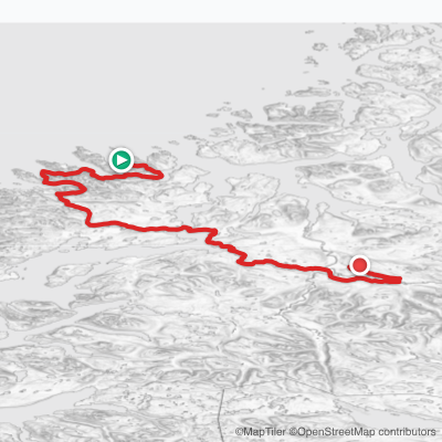 Route map for Stage 3