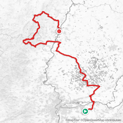 Route map for Stage 5