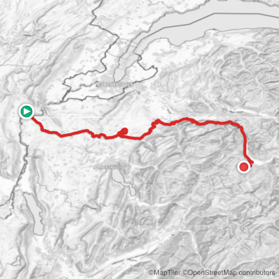 Route map for Stage 6