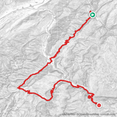 Route map for Stage 7