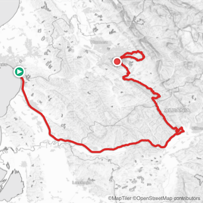 Route map for Stage 1