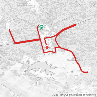 Route map for Stage 2