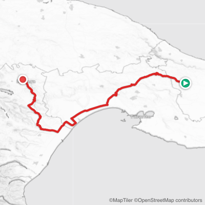 Route map for Stage 5