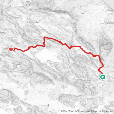 Route map for Stage 7