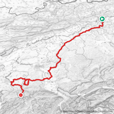 Route map for Stage 2