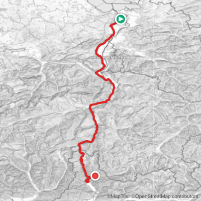 Route map for Stage 4