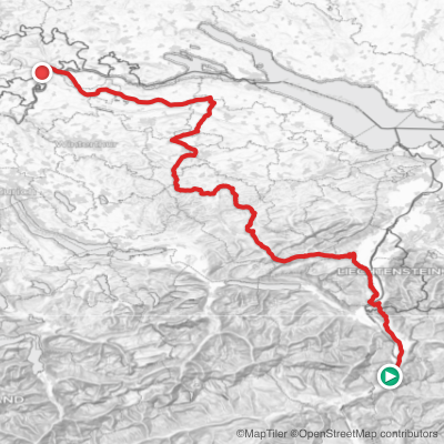 Route map for Stage 6