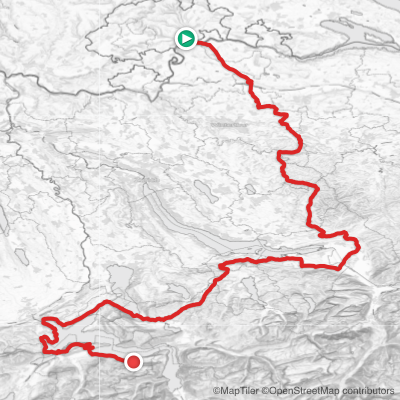 Route map for Stage 7