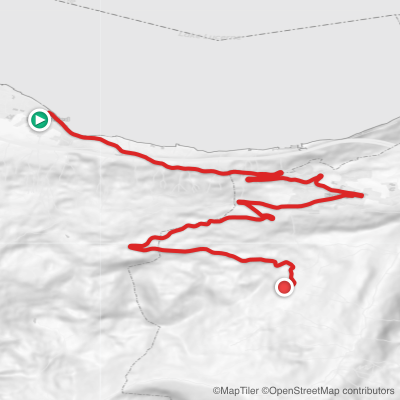 Route map for Stage 8