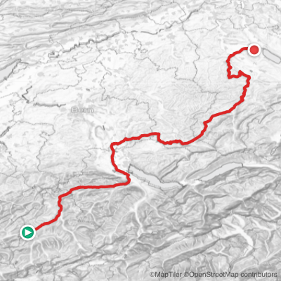 Route map for Stage 2