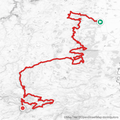 Route map for Stage 10