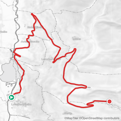 Route map for Stage 13