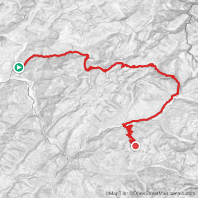 Route map for Stage 19