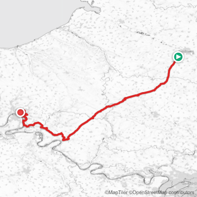 Route map for Stage 4