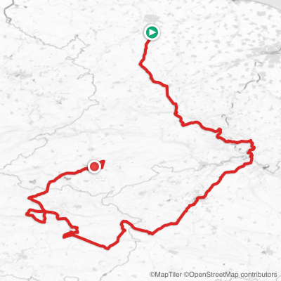 Route map for Stage 6