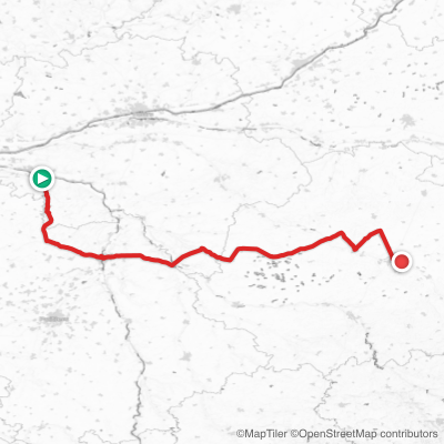 Route map for Stage 9