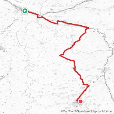 Route map for Stage 4