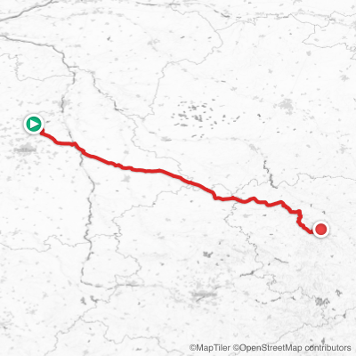 Route map for Stage 5