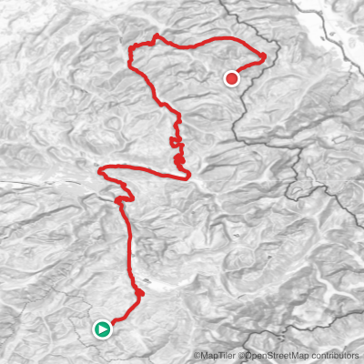 Route map for Stage 9