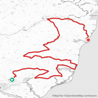 Route map for Stage 1