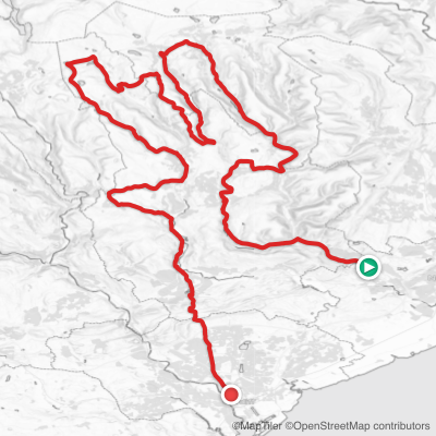 Route map for Stage 6