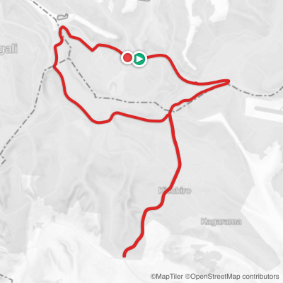 Route map for Mixed Relay TTT