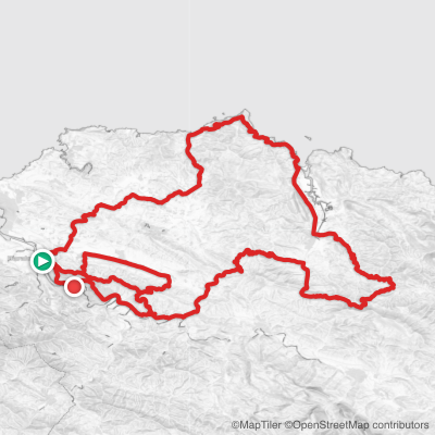 Route map for Stage 11