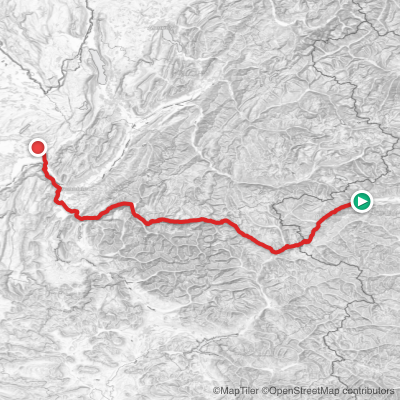 Route map for Stage 4