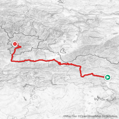 Route map for Stage 6