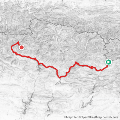 Route map for Stage 7