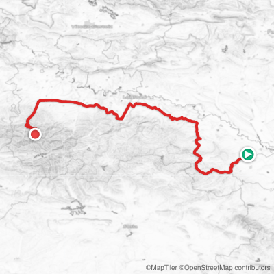 Route map for Stage 9