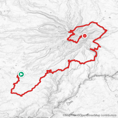 Route map for Stage 10