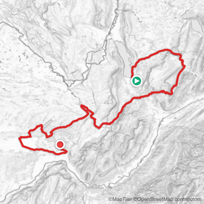 Route map for Stage 17