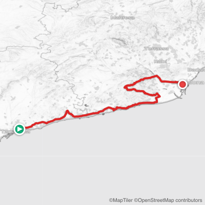 Route map for Stage 2