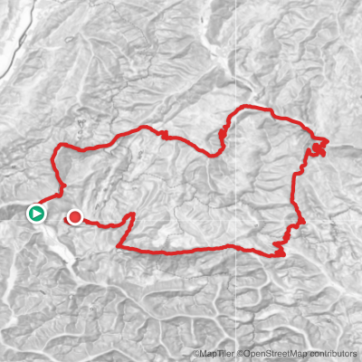 Route map for Stage 20