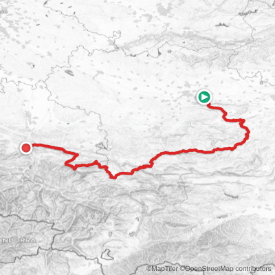 Route map for Stage 4
