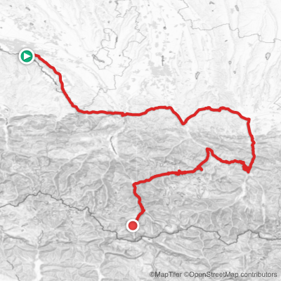 Route map for Stage 6