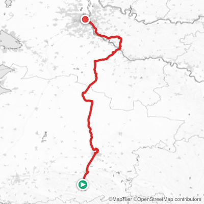 Route map for Stage 7
